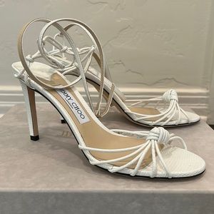 Jimmy Choo Lovella Latte white size 39 NIB